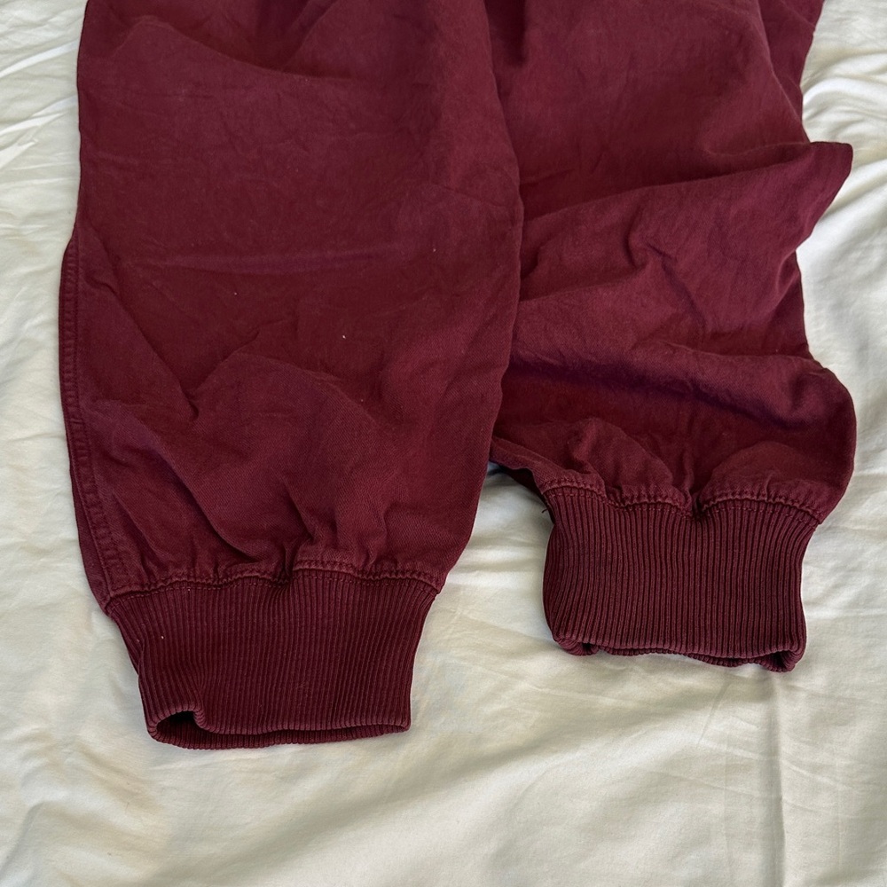GAP Burgundy Drawstring Jogger Pants - Picture 5 of 6